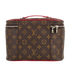 Louis Vuitton Nice BB Toiletry Bag, &pound;650, Accessories, Brown/Red, Canvas, Back view